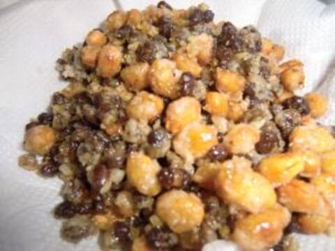 大豆と小豆のシャリシャリ揚げ